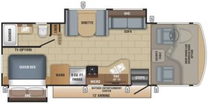 2018 JAYCO ALANTE 26X CLASS A MOTORHOME