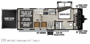 2026 SPORTSTER X TOY HAULER 22X TRAVEL TRAILER