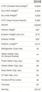 2026 SPORTSTER X 5TH WHEEL TOY HAULER 3914X