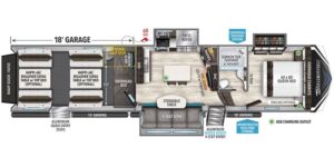 2022 Grand Design – Momentum 398M Toy Hauler