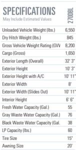 2026 RANGE LITE 270DBL