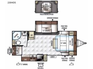 2017 ROCKWOOD 2304DS