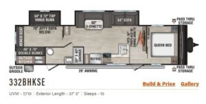 2027 SPORTSMEN 332BHK BY KZ-RV